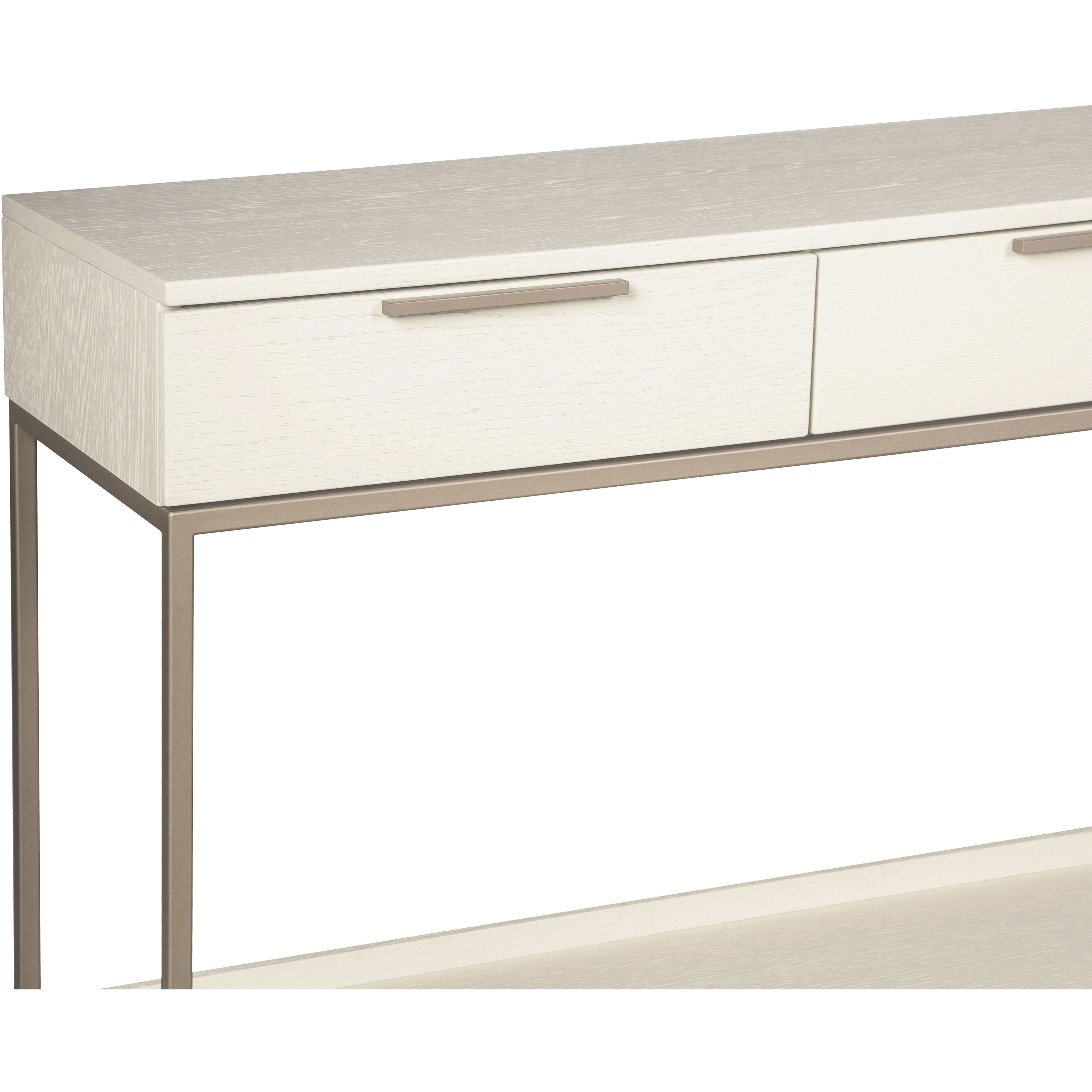 Rebel 63 X 17.75 inch Champagne Gold / Cream Console Table with Drawers